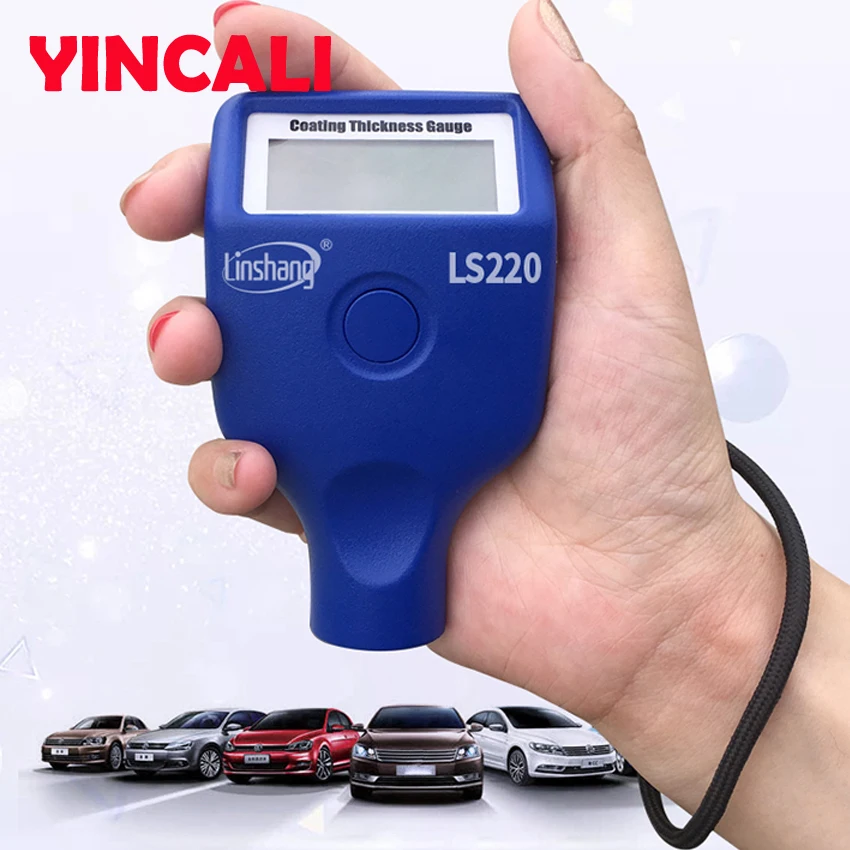 Fast Shipping LS220 Digital Coating Thickness Gauge Meter with built-in integrated ruby tip probe Fe/NFe Range 0.0-2000um
Fast Shipping LS220 Digital Coating Thickness Gauge Meter with built-in integrated ruby tip probe Fe/NFe Range 0.0-2000um