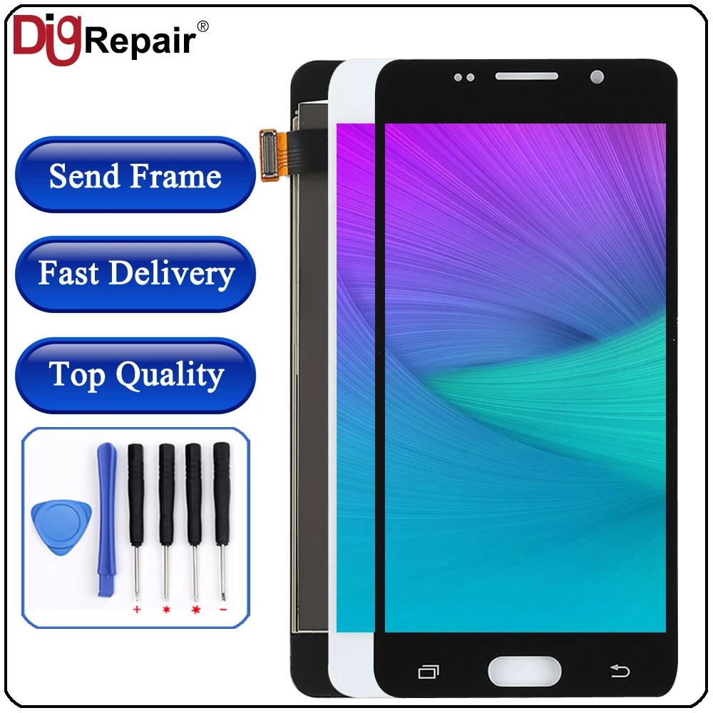 For SAMSUNG Galaxy A5 2016 LCD A510F A510M LCD Display Touch Screen Digitizer Replacements For Samsung A5 2016 Screen Assembly
For SAMSUNG Galaxy A5 2016 LCD A510F A510M LCD Display Touch Screen Digitizer Replacements For Samsung A5 2016 Screen Assembly