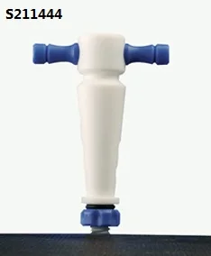 Stopcock Replacement Plug, 1:5 Teflon, Double Oblique Bore, Plug Size:14.4/44mm, Bore:4mm
Stopcock Replacement Plug, 1:5 Teflon, Double Oblique Bore, Plug Size:14.4/44mm, Bore:4mm