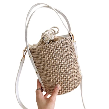 FGGS-1 Pcs Straw Bags For Women Small Crossbody Bucket Bag Ladies Summer Beach Bags Female Travel Shoulder Messenger Handbag
FGGS-1 Pcs Straw Bags For Women Small Crossbody Bucket Bag Ladies Summer Beach Bags Female Travel Shoulder Messenger Handbag