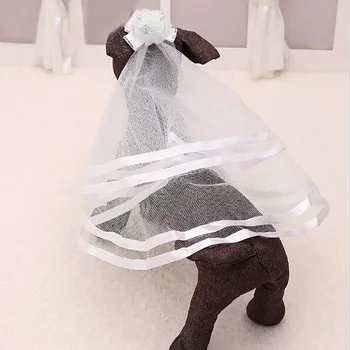 Pet Dog Puppy Cat Wedding Headdress Veil Headwear Hair Clips Grooming for Bridal good quality
Pet Dog Puppy Cat Wedding Headdress Veil Headwear Hair Clips Grooming for Bridal good quality