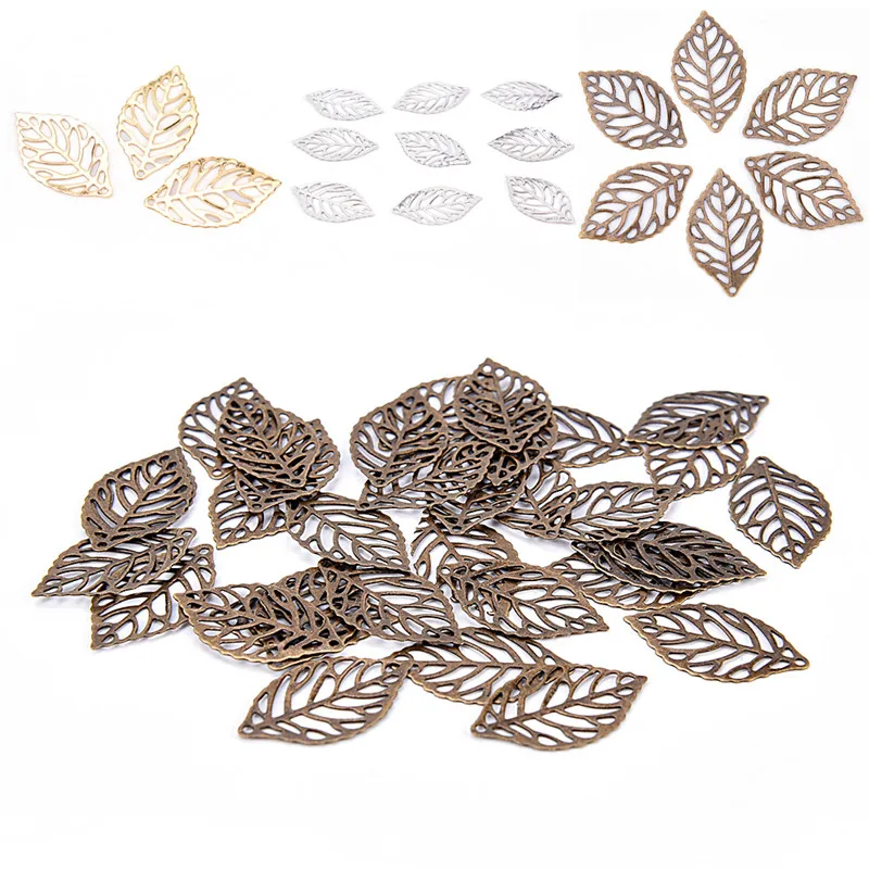 50Pcs Pick Colour Leaves Filigree Wraps Connectors Metal Crafts Connector For Jewelry Making DIY Accessories Charm Pendant
50Pcs Pick Colour Leaves Filigree Wraps Connectors Metal Crafts Connector For Jewelry Making DIY Accessories Charm Pendant
