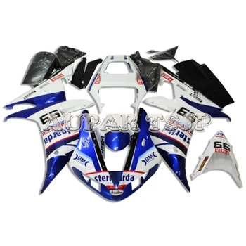 Racing White Blue Body Kits for Yamaha YZF1000 2002 2003 Hulls Sportbike Body Frames YZF R1 02 03 Covers ABS Plastic Injection 
Racing White Blue Body Kits for Yamaha YZF1000 2002 2003 Hulls Sportbike Body Frames YZF R1 02 03 Covers ABS Plastic Injection