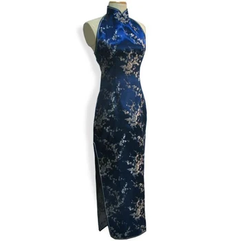 Navy Blue Women's Silk Satin Cheongsam Charming Prom Gown Dress Long Backless Qipao Dropshipping Size S M L XL XXL XXXL S034-G
Navy Blue Women's Silk Satin Cheongsam Charming Prom Gown Dress Long Backless Qipao Dropshipping Size S M L XL XXL XXXL S034-G