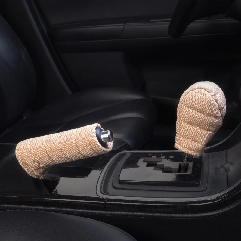 Car Styling Flax Car Handbrake Cover Gear Shift Collars Breathable 4 Seasons Linen Car Gear Shift Cover Six Colors Auto 1 Set
Car Styling Flax Car Handbrake Cover Gear Shift Collars Breathable 4 Seasons Linen Car Gear Shift Cover Six Colors Auto 1 Set