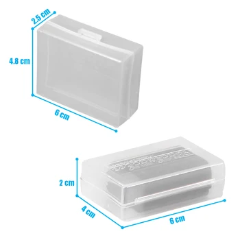 5pcs/Lot Translucence Plastic Case for DSLR Battery Canon LP-E8 LP-E6 LP-E5 BP-511A Nikon NB-10L EN-EL9 Sony CRV3 Pentax LI90
5pcs/Lot Translucence Plastic Case for DSLR Battery Canon LP-E8 LP-E6 LP-E5 BP-511A Nikon NB-10L EN-EL9 Sony CRV3 Pentax LI90