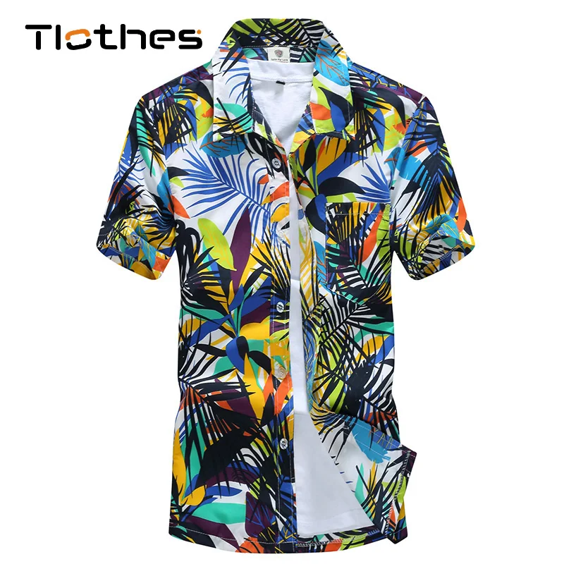 2019 Summer Mens Hawaiian Shirt Plue Size 5XL Camisa Masculina Printed Beach Short Sleeve Aloha Shirts Male Chemise Homme Blouse
2019 Summer Mens Hawaiian Shirt Plue Size 5XL Camisa Masculina Printed Beach Short Sleeve Aloha Shirts Male Chemise Homme Blouse