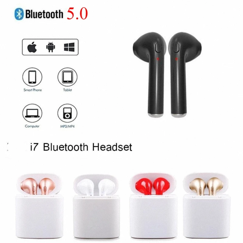 HOT I7s TWS Wireless Bluetooth Earphones with mini Charge box Headsets Earbuds For Iphone X 6 7 8 plus Samsung Xiaomi Huawei LG
HOT I7s TWS Wireless Bluetooth Earphones with mini Charge box Headsets Earbuds For Iphone X 6 7 8 plus Samsung Xiaomi Huawei LG