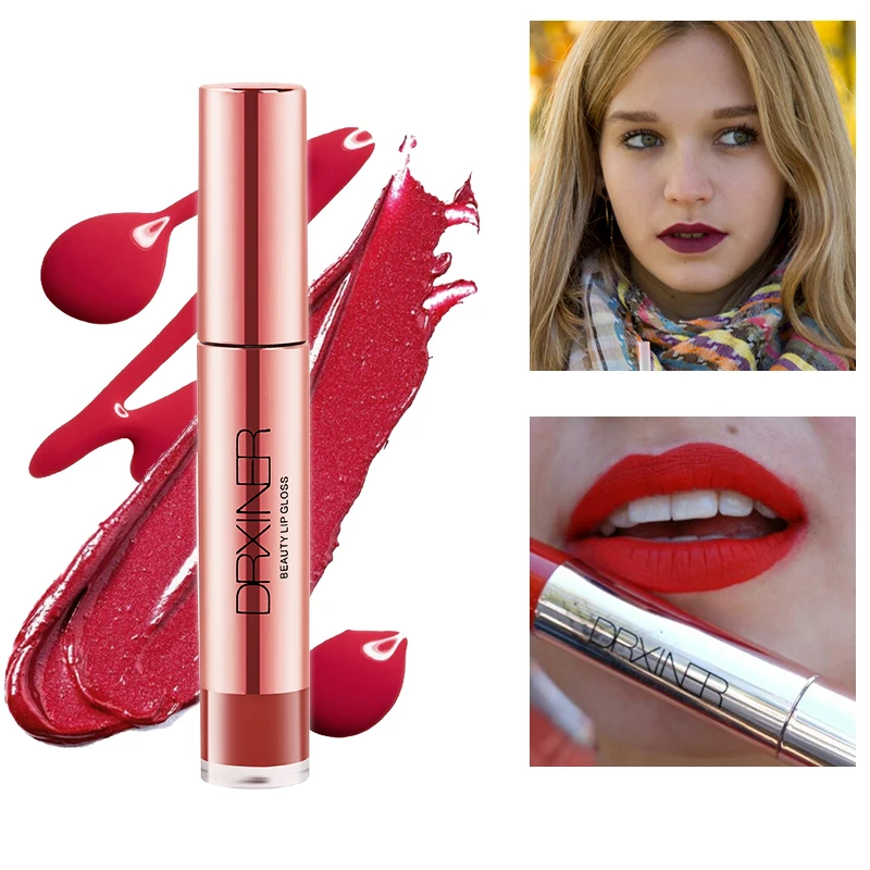 Drxiner lip gloss matte Liquid Lipstick batom matte lip tint nude lip gloss korean cosmetics Waterproof makeup lipgloss
Drxiner lip gloss matte Liquid Lipstick batom matte lip tint nude lip gloss korean cosmetics Waterproof makeup lipgloss