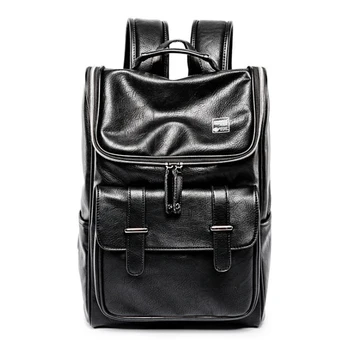 Large Capacity Mens PU Leather Backpack For Travel Casual mochila Men Daypacks Leather Travle Backpack Rucksacks School Bag Girl
Large Capacity Mens PU Leather Backpack For Travel Casual mochila Men Daypacks Leather Travle Backpack Rucksacks School Bag Girl