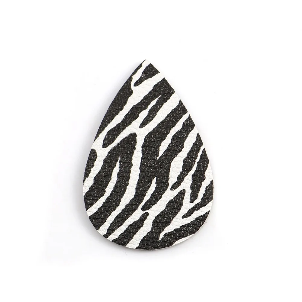 DoreenBeads PU Leather Pendants Water Drop Zebra Stripe Animal Pattern 54mm(2 1/8") x 36mm(1 3/8") Jewelry Findings, 50 PCs
DoreenBeads PU Leather Pendants Water Drop Zebra Stripe Animal Pattern 54mm(2 1/8") x 36mm(1 3/8") Jewelry Findings, 50 PCs
