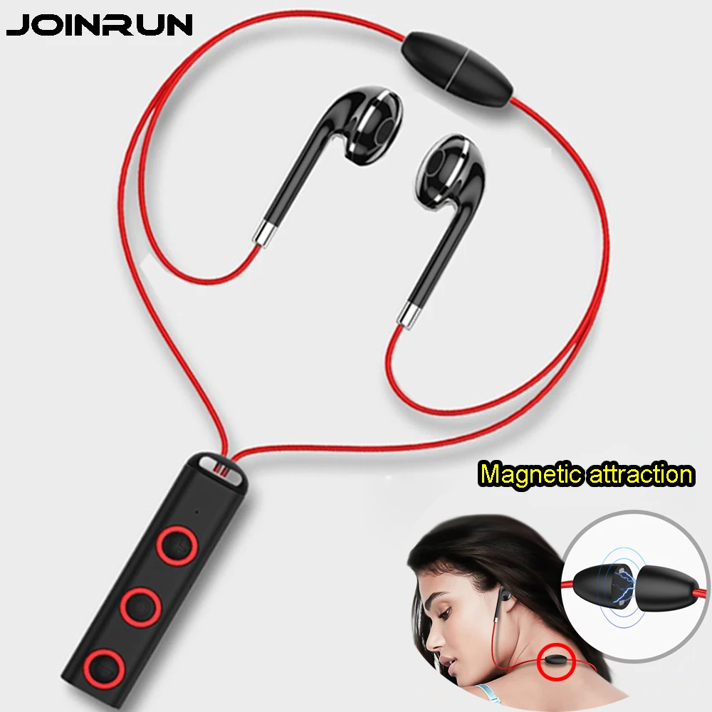 Joinrun Neckband Bluetooth Earphone in ear Wireless Earphones Magnetic Sport Ear Phones with Mic Mobile Bluetooth in-ear Earbuds
Joinrun Neckband Bluetooth Earphone in ear Wireless Earphones Magnetic Sport Ear Phones with Mic Mobile Bluetooth in-ear Earbuds