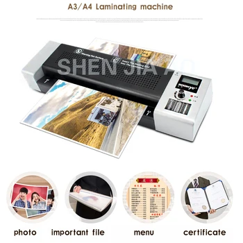 Cold and hot Laminator A3/A4 paper photo Laminating machine photos documents laminator suitable for office home 1000w
Cold and hot Laminator A3/A4 paper photo Laminating machine photos documents laminator suitable for office home 1000w