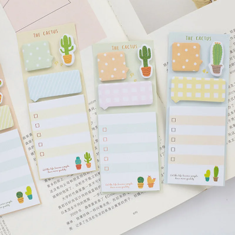 Cactus Cute stickers kawaii self-adhesive sticky notes stationery planner memo pad cute papeleria notepad stick
Cactus Cute stickers kawaii self-adhesive sticky notes stationery planner memo pad cute papeleria notepad stick