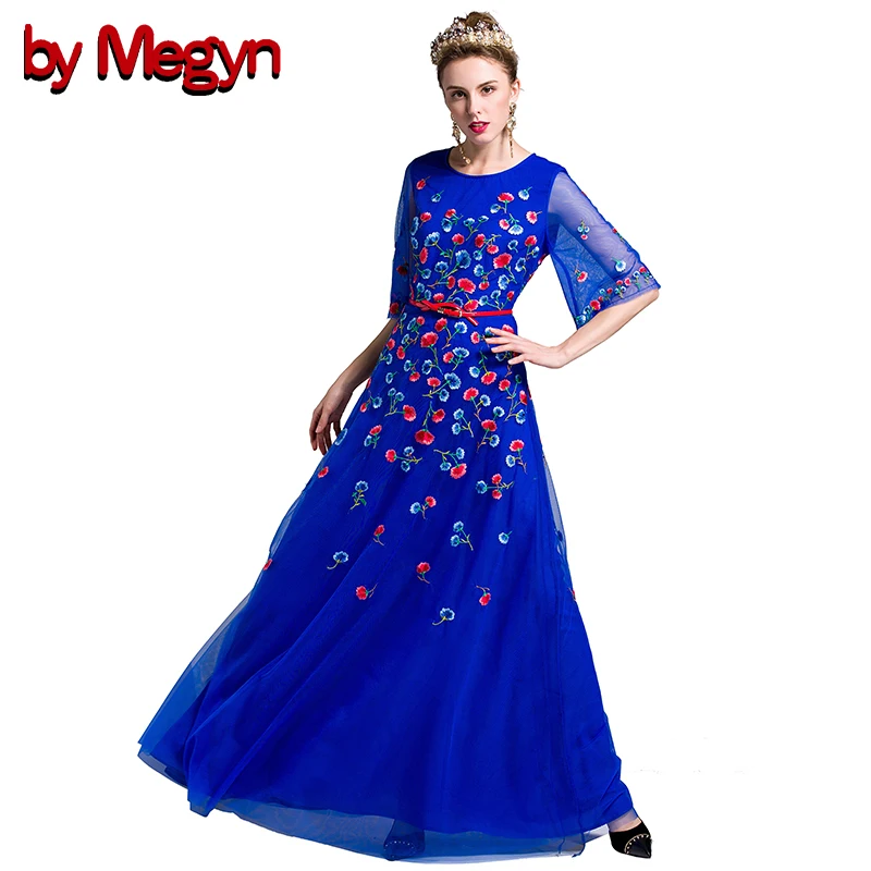 by Megyn High-Grade Womens Runway Dress 2019 Spring Retro Floral Embroidery O-Neck Short Sleeve Maxi Long Dress Women LD470
by Megyn High-Grade Womens Runway Dress 2019 Spring Retro Floral Embroidery O-Neck Short Sleeve Maxi Long Dress Women LD470