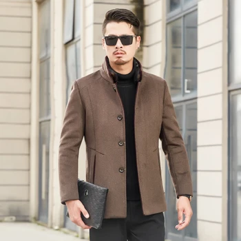 2018 autumn and winter new fashion business casual Slim collar wool coat/Men's long cotton collar collar trench coat jackets
2018 autumn and winter new fashion business casual Slim collar wool coat/Men's long cotton collar collar trench coat jackets