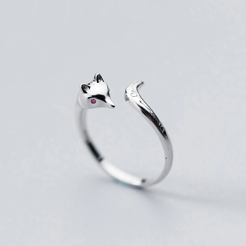 925 Sterling Silver S925 Silver Ring Female Korean Animal Fox Adjustable 925 Jewelry Women Accessories Dropshipping 2019 
925 Sterling Silver S925 Silver Ring Female Korean Animal Fox Adjustable 925 Jewelry Women Accessories Dropshipping 2019