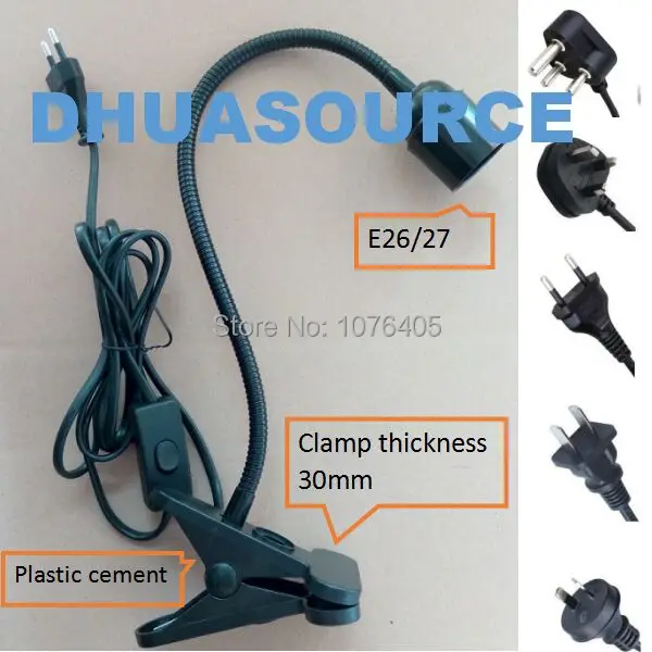 fish tank clamp E27 LED desk clamp Rotate 360 degrees holder belt clip switch lamp holder Universal clamp reading lamp clamp
fish tank clamp E27 LED desk clamp Rotate 360 degrees holder belt clip switch lamp holder Universal clamp reading lamp clamp