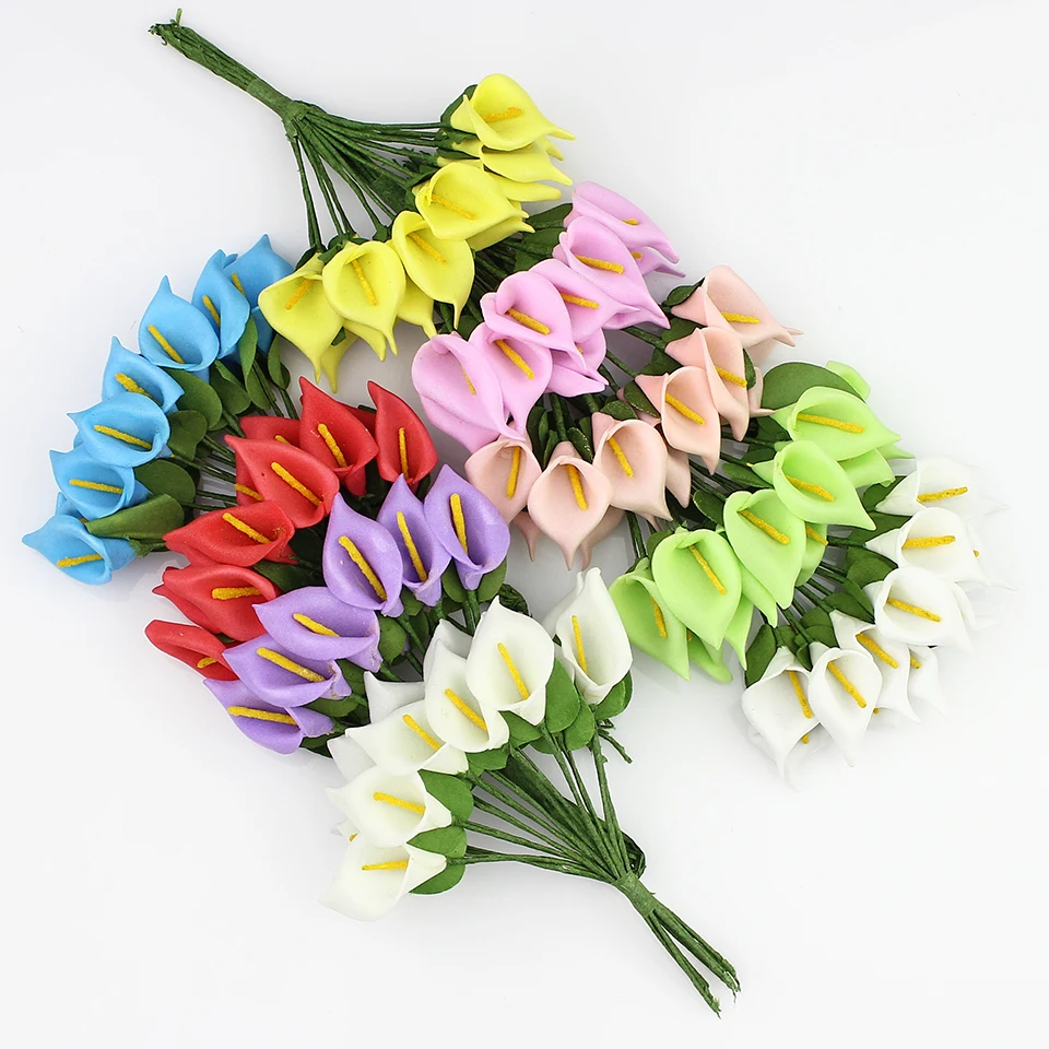 2.5cm Mini Foam Calla lily Artificial Flowers Bouquet for Wedding Decoration Wreaths Scrapbooking Fake Flower (144pcs/lot)
2.5cm Mini Foam Calla lily Artificial Flowers Bouquet for Wedding Decoration Wreaths Scrapbooking Fake Flower (144pcs/lot)