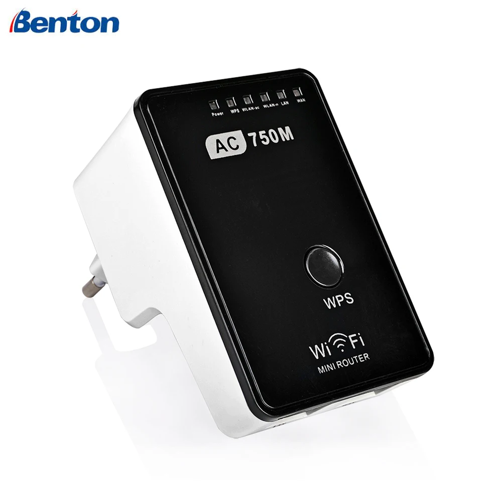 750Mbps Wifi Mini Router Wireless Repeater Dual-Band 2.4/5GHz Signal Amplifier Booster 802.11 ac/b/g/n
750Mbps Wifi Mini Router Wireless Repeater Dual-Band 2.4/5GHz Signal Amplifier Booster 802.11 ac/b/g/n