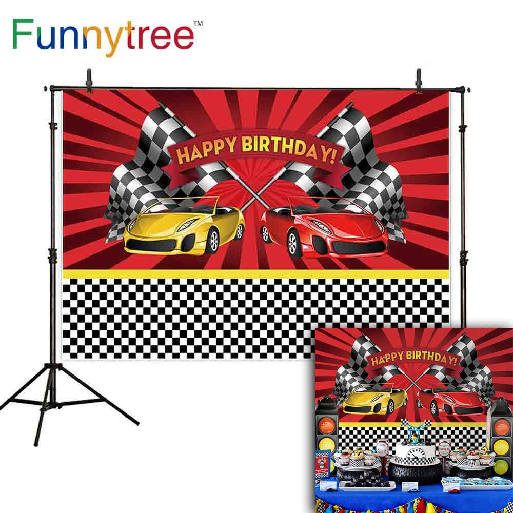 Funnytree photography cars backdrop ray Racing plaid banner child photocall birthday photophone background for photo shoots
Funnytree photography cars backdrop ray Racing plaid banner child photocall birthday photophone background for photo shoots