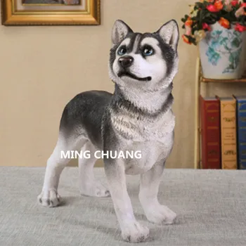 Cute Puppy Statue Simulation Siberian husky Resin Home Decor Art Craft Creative Birthday Gift Boxed 32CM D64
Cute Puppy Statue Simulation Siberian husky Resin Home Decor Art Craft Creative Birthday Gift Boxed 32CM D64