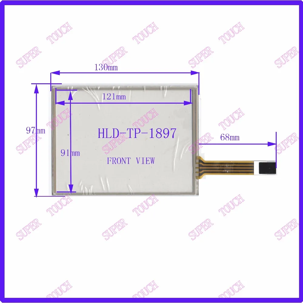 

original new Jincheng 5.7'' inch 130 * 97 touch screen external screen handwriting screen IPC HLD-TP-1897 four-wire resistance