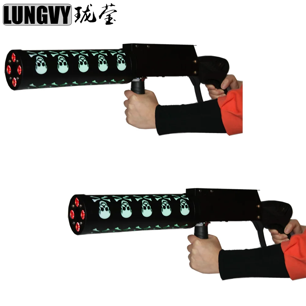 Free Shipping 2pcs/lot Pro DJ Party Equipment Led Dj Gun Led CO2 Jet Machine Shoot 8-10M Up CO2 Smoke Machine
Free Shipping 2pcs/lot Pro DJ Party Equipment Led Dj Gun Led CO2 Jet Machine Shoot 8-10M Up CO2 Smoke Machine