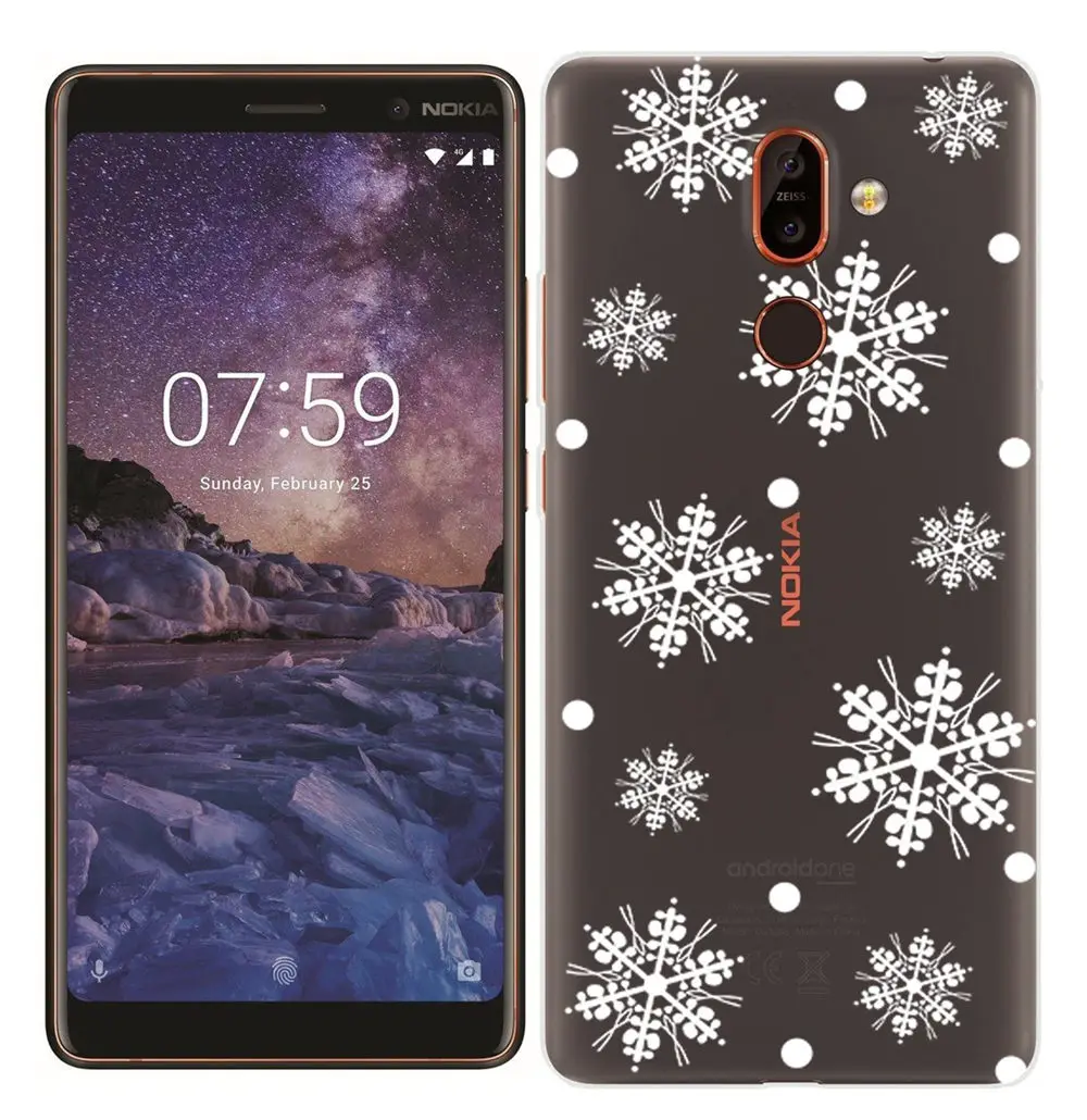 Soft TPU Case for Nokia 7 Plus Smart Back Cover for Nokia 3 5 6 7 8 Painted ShockProof Fundas for Nokia 2.1 3.1 5.1 6.1 Silicone (1)