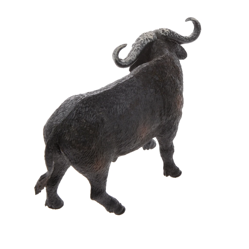 High Simulation Farm Animal Model, Hand Painted Buffalo Action Figure Model, Party Favors Toys for Kids Toddlers Boys Girls High Simulation Farm Animal Model, Hand Painted Buffalo Action Figure Model, Party Favors Toys for Kids Toddlers Boys Girls