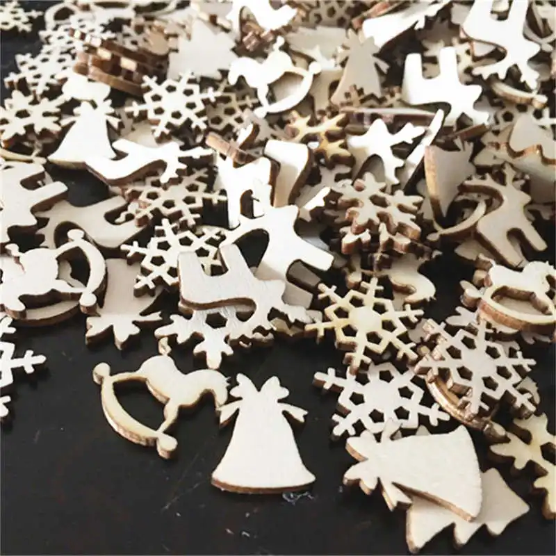 60Pcs Christmas Wood Chip Tree Ornaments Xmas Hanging Pendant Party Wedding Birthday Decoration Board Arts Crafts Gifts #2n9
60Pcs Christmas Wood Chip Tree Ornaments Xmas Hanging Pendant Party Wedding Birthday Decoration Board Arts Crafts Gifts #2n9