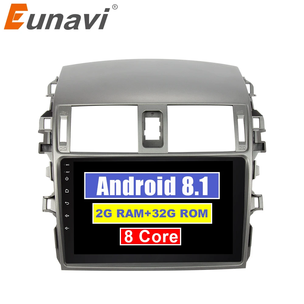 Eunavi 9'' 2 Din Octa core Android 8.1 Car Radio Stereo Player for Toyota Corolla 2007-2013 gps navigation video Multimedia pc
Eunavi 9'' 2 Din Octa core Android 8.1 Car Radio Stereo Player for Toyota Corolla 2007-2013 gps navigation video Multimedia pc