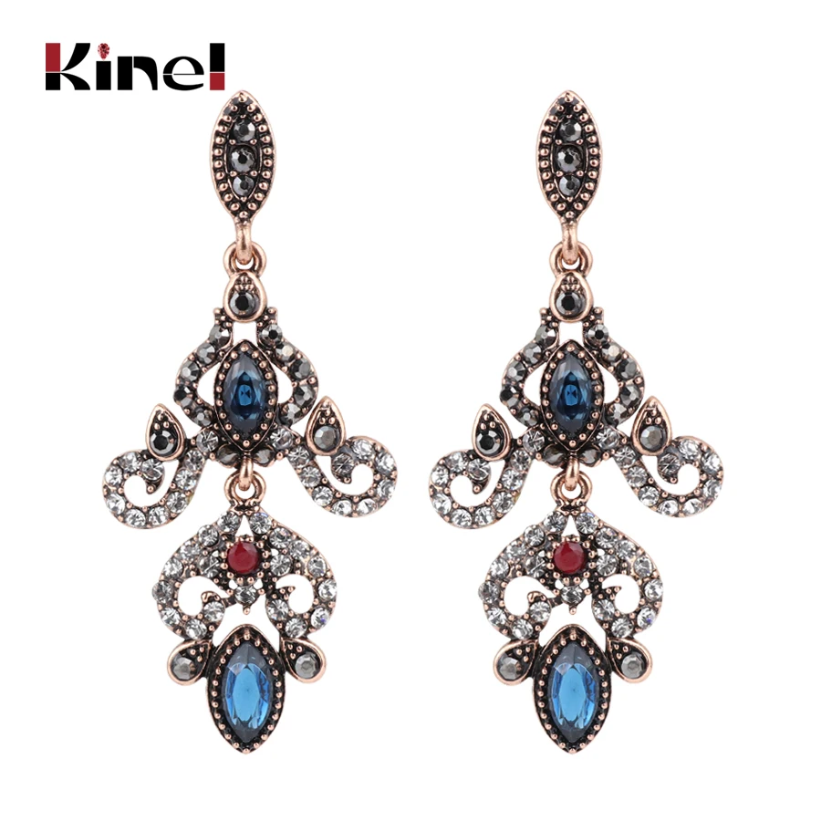 Kinel 2017 New Ethnic Long Drop Earrings For Women Crystal Vintage Wedding Party Earrings Bohemian Jewelry Wholesale
Kinel 2017 New Ethnic Long Drop Earrings For Women Crystal Vintage Wedding Party Earrings Bohemian Jewelry Wholesale