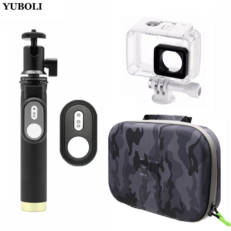 Bluetooth Remote Control 3in1 kit Waterproof Case + Self Stick+ Camera Bag for Xiaomi Yi 4K xiaoyi 2 Action Camera Accessories
Bluetooth Remote Control 3in1 kit Waterproof Case + Self Stick+ Camera Bag for Xiaomi Yi 4K xiaoyi 2 Action Camera Accessories