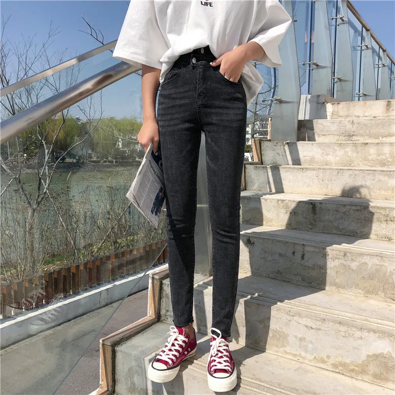 2 colors S-XL korean chic style Slim Jeans For Women Skinny High Waist Jeans Woman Denim Jeans Pants womens (Z8556)
2 colors S-XL korean chic style Slim Jeans For Women Skinny High Waist Jeans Woman Denim Jeans Pants womens (Z8556)
