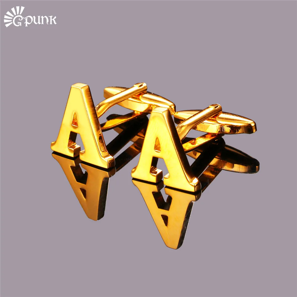 Alphaet A Cufflinks For Men Trendy Wedding Business Shirts Cuff Buttons High Quality alphabet cuff link C2031G
Alphaet A Cufflinks For Men Trendy Wedding Business Shirts Cuff Buttons High Quality alphabet cuff link C2031G