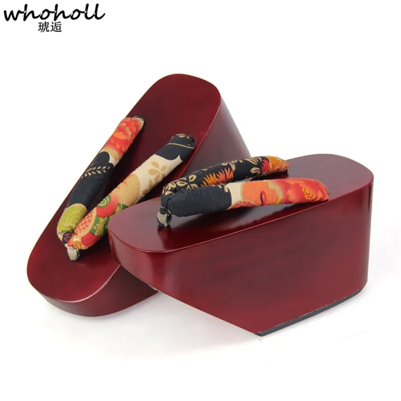 WHOHOLL Geta Female Flip-flop Japanese Style Geisha Clogs Cosplay Costumes 10cm Thick Platform Wooden Clogs Kimono Slippers
WHOHOLL Geta Female Flip-flop Japanese Style Geisha Clogs Cosplay Costumes 10cm Thick Platform Wooden Clogs Kimono Slippers