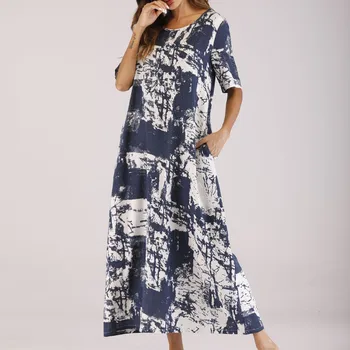 Women Summer Dress Oansatz Short -hull With Bag Vintage Printed Lot Long Dress Summer Dress 2019 Vestidos De Verano Neue
Women Summer Dress Oansatz Short -hull With Bag Vintage Printed Lot Long Dress Summer Dress 2019 Vestidos De Verano Neue
