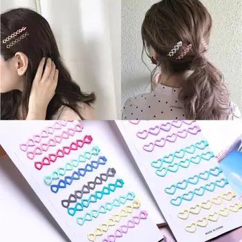 10Pcs/Lot Cute Women Girls Long Hairpins Heart Bobby Pins Metal Flat Hollow Hair Clips Hair Accessories Tools Gift
10Pcs/Lot Cute Women Girls Long Hairpins Heart Bobby Pins Metal Flat Hollow Hair Clips Hair Accessories Tools Gift