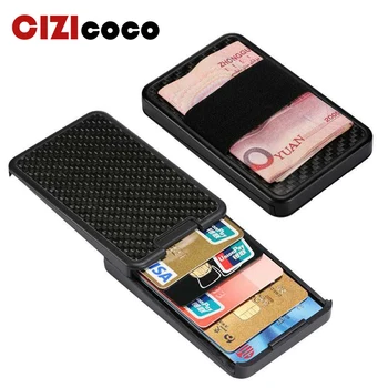 Cizicoco Slide Wallet RFID Blocking Carbon Fiber Credit ID Card Holder For Men Women Male Female Card Money Minimalist Purse
Cizicoco Slide Wallet RFID Blocking Carbon Fiber Credit ID Card Holder For Men Women Male Female Card Money Minimalist Purse