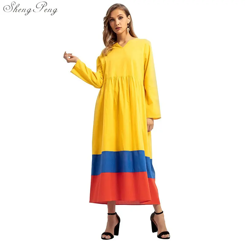 Muslim women Long sleeve Dress maxi abaya jalabiya islamic women dress clothing robe kaftan Moroccan fashion embroidey V1270
Muslim women Long sleeve Dress maxi abaya jalabiya islamic women dress clothing robe kaftan Moroccan fashion embroidey V1270