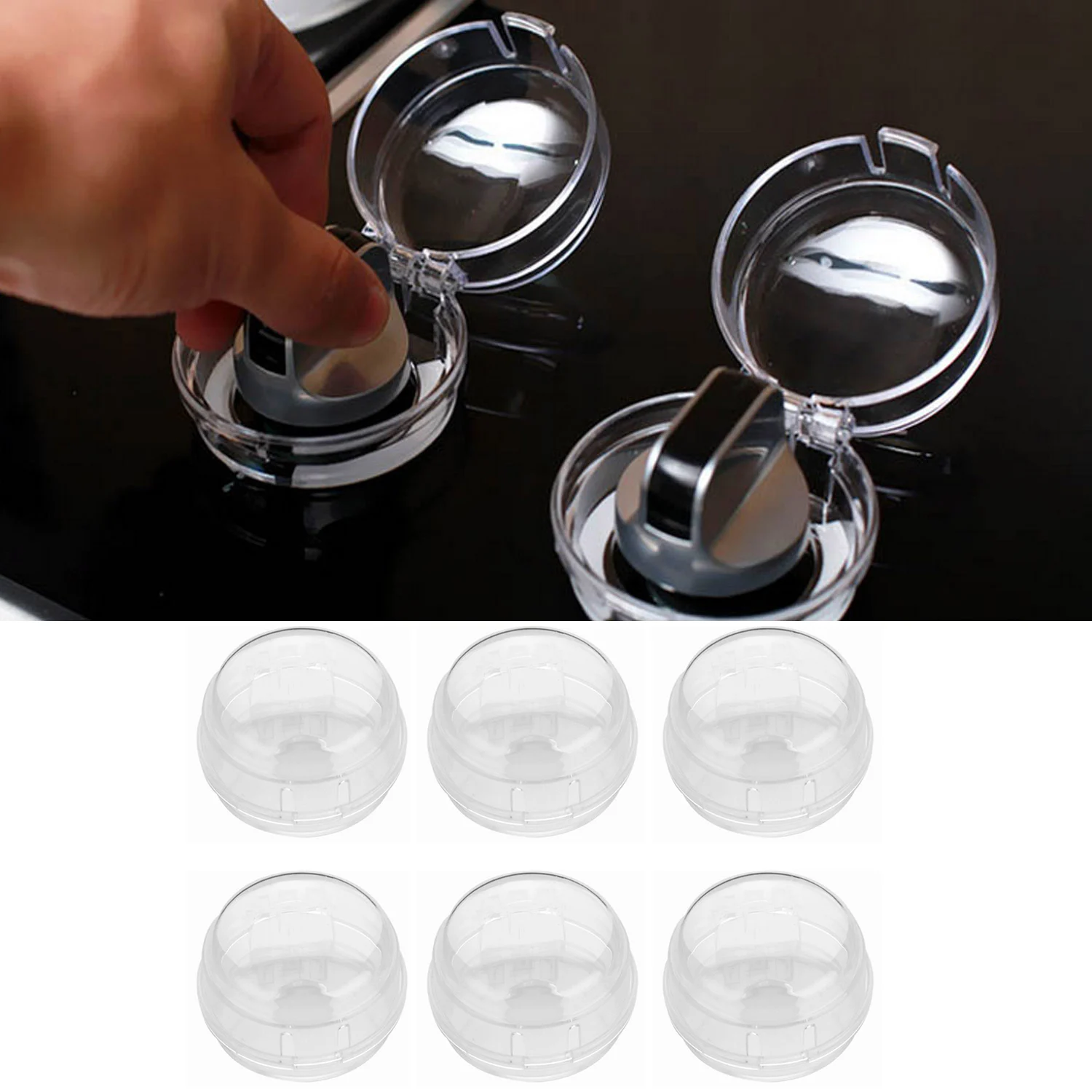 Behogar 6PCS 60x40mm Child Protection Gas Cooker Oven Stove Switch Knob Transparent Protective Cover for Home Restaurant Kitchen
Behogar 6PCS 60x40mm Child Protection Gas Cooker Oven Stove Switch Knob Transparent Protective Cover for Home Restaurant Kitchen