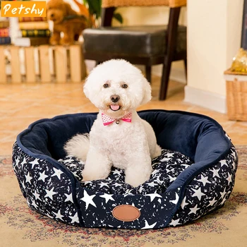 Petshy Soft Dog Bed House Warm Cotton Padded Waterproof Bottom Pet Cat Nest Mats Puppy Small Medium Indoor Sleeping Kennel 
Petshy Soft Dog Bed House Warm Cotton Padded Waterproof Bottom Pet Cat Nest Mats Puppy Small Medium Indoor Sleeping Kennel