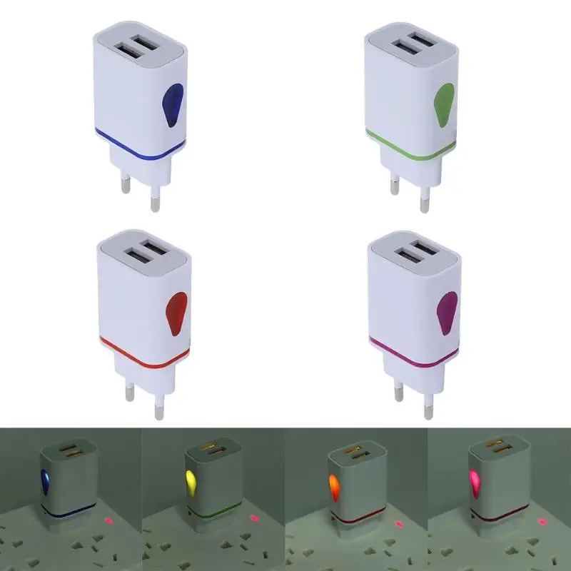 ALLOET Universal EU Plug 5V2.1A 2 Port USB Double Charging Adapter USB Charger Portable Travel Wall Charger Adapter for Phones 
ALLOET Universal EU Plug 5V2.1A 2 Port USB Double Charging Adapter USB Charger Portable Travel Wall Charger Adapter for Phones