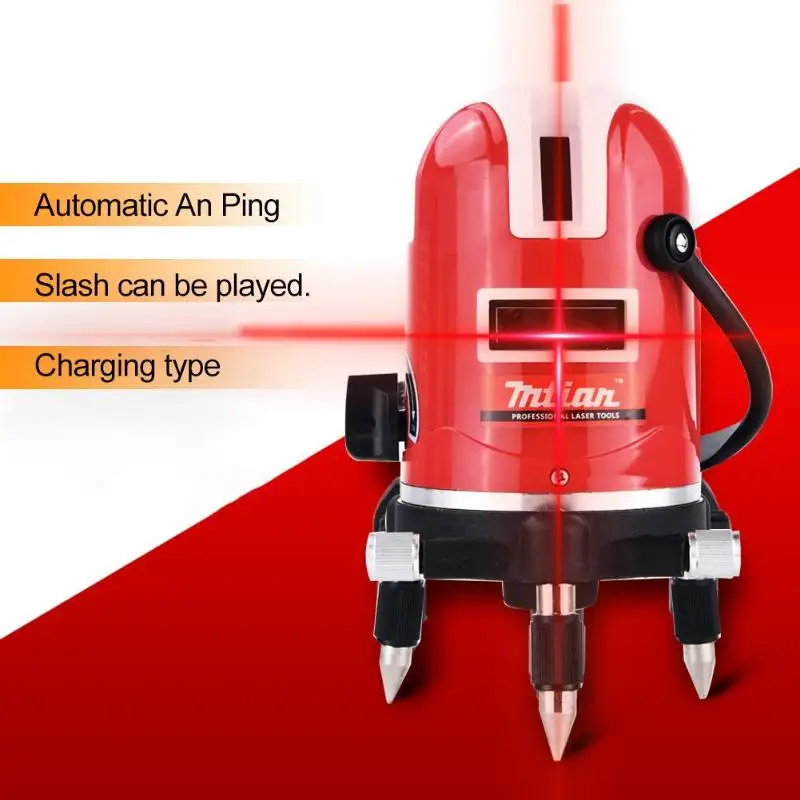 5 Lines Red Light Beam Vertical Infrared High Precision Laser Level Meter Laser Level Instruments Beam Measuring Tool
5 Lines Red Light Beam Vertical Infrared High Precision Laser Level Meter Laser Level Instruments Beam Measuring Tool