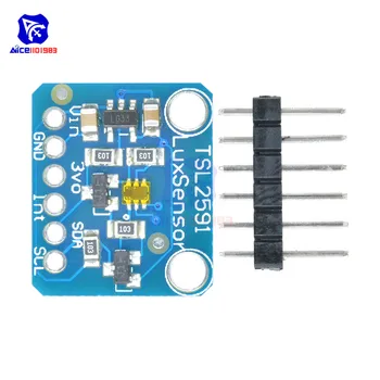 TSL2591 Optical Light Sensor Development Board High Dynamic Digital Light Sensor Module
TSL2591 Optical Light Sensor Development Board High Dynamic Digital Light Sensor Module