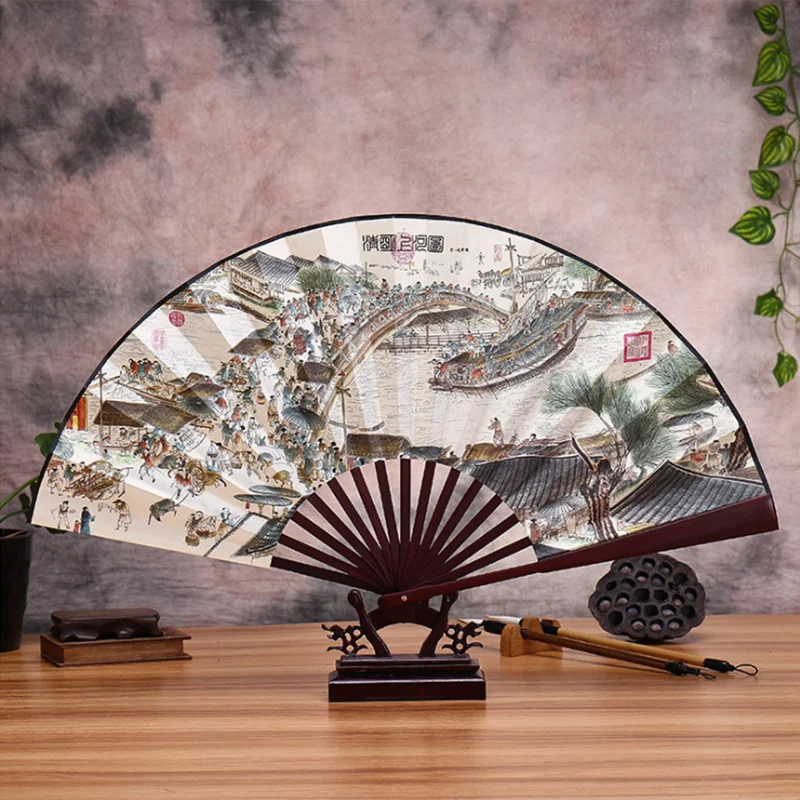 Antique Folding Fan Chinese Style Male Folding Portable Vintage Summer Fan Random send home Decoration crafts decorative fan
Antique Folding Fan Chinese Style Male Folding Portable Vintage Summer Fan Random send home Decoration crafts decorative fan