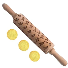 Christmas Snowflake Rolling Pin Embossing Baking Cookies Noodle Biscuit Fondant Cake Reindeer Patterned Roller #
Christmas Snowflake Rolling Pin Embossing Baking Cookies Noodle Biscuit Fondant Cake Reindeer Patterned Roller #