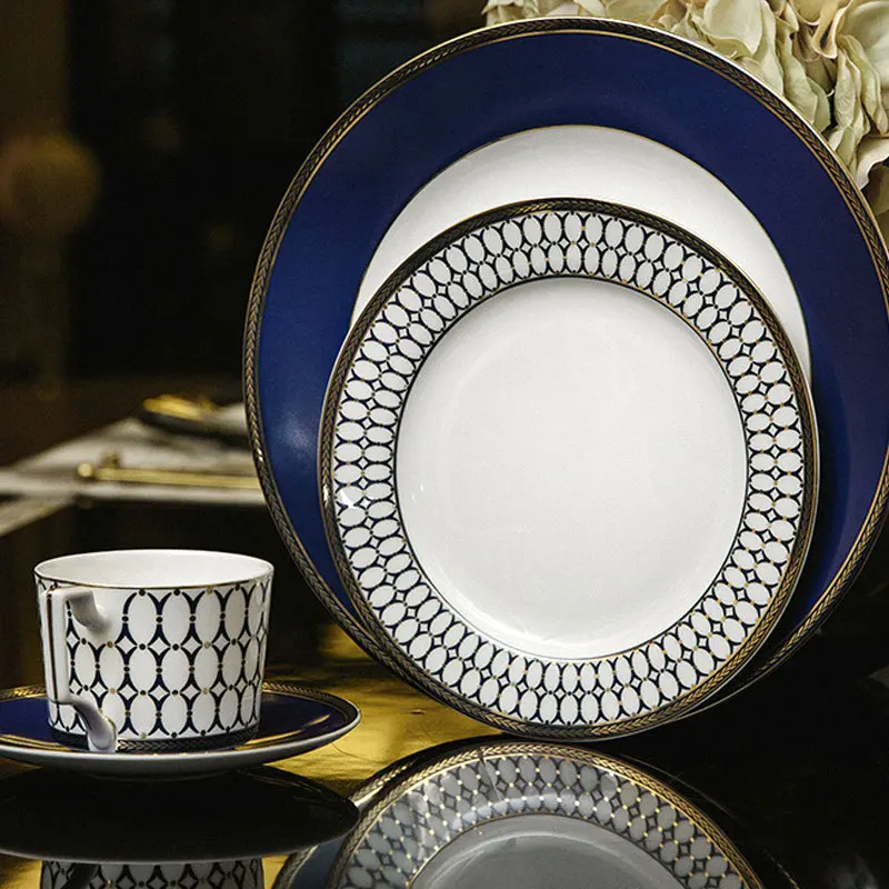 Bone China Western Dinnerware Set Coffee Cup Steak Plate Dessert Bowl Dinnerware Europen Concise Style Tableware Coffee Mug 4pcs
Bone China Western Dinnerware Set Coffee Cup Steak Plate Dessert Bowl Dinnerware Europen Concise Style Tableware Coffee Mug 4pcs