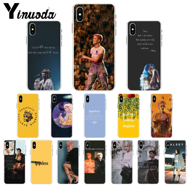 Yinuoda Halsey Hopeless Fountain Kingdom TPU Soft Silicone Phone Case Cover for iPhone 5 5Sx 6 7 7plus 8 8Plus X XS MAX XR
Yinuoda Halsey Hopeless Fountain Kingdom TPU Soft Silicone Phone Case Cover for iPhone 5 5Sx 6 7 7plus 8 8Plus X XS MAX XR